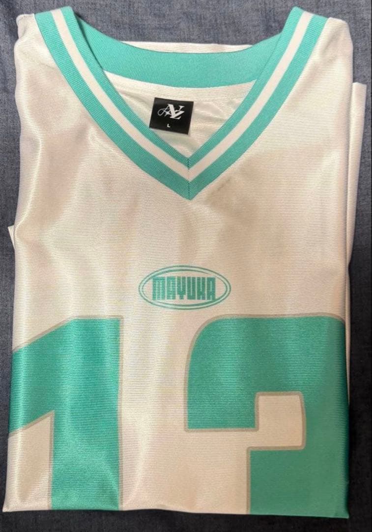 【美品】【即購入可】NiziU マユカ AWAKE ユニフォーム Tシャツ L