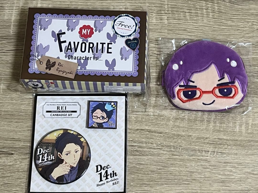 Free! 竜ヶ崎怜　Birthday 缶バッジ　推しキャラBOX まとめ売り