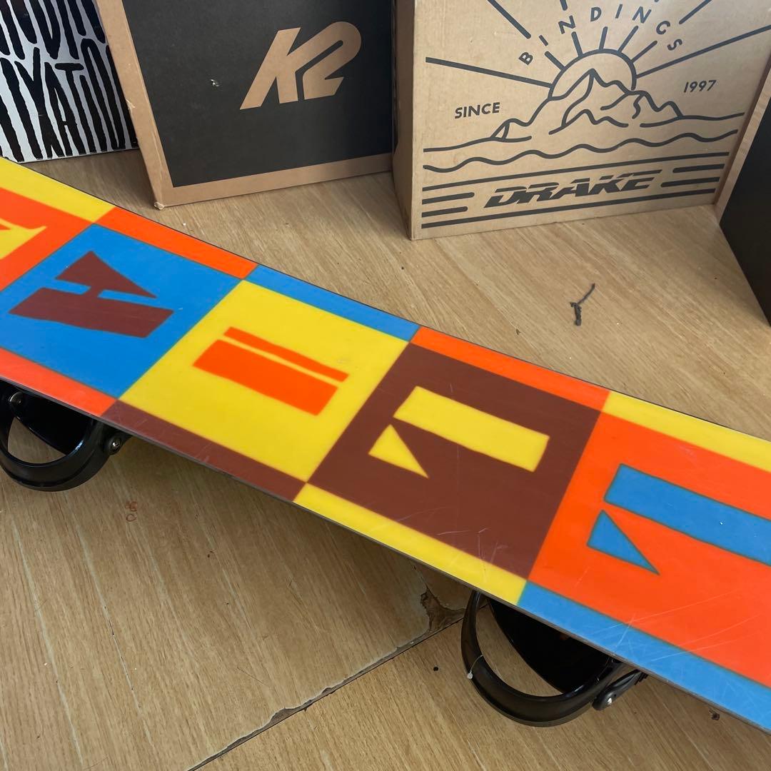 ALLIAN×NAKID　アライアン　バインディング付スノーボードセット