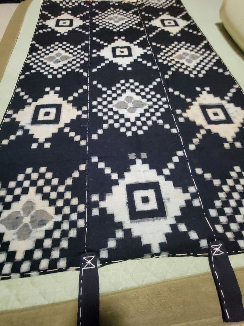 藍染め　古布　木綿　高級手芸品　155 × 98cm　壁掛け　上質　美品