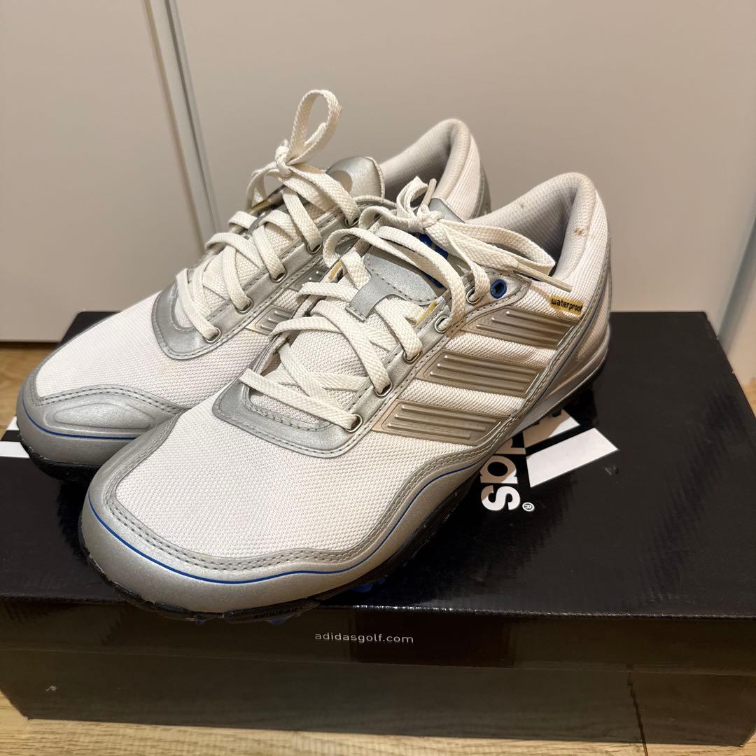 adidas ゴルフシューズ ホワイト/シルバー