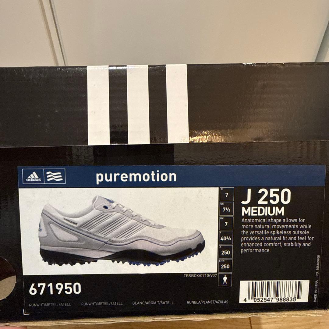 adidas ゴルフシューズ ホワイト/シルバー