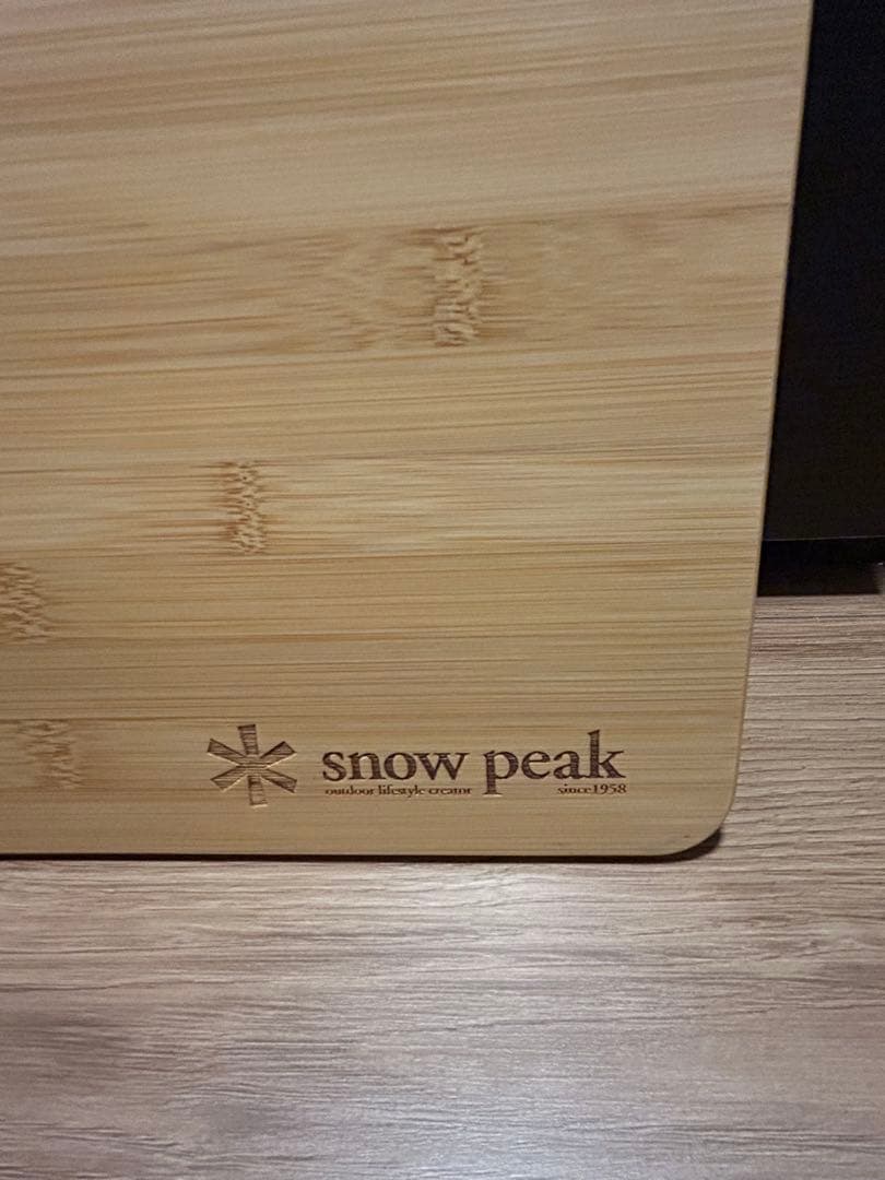 【美品】スノーピーク　スライドトップハーフ竹　　IGT 2枚セット
