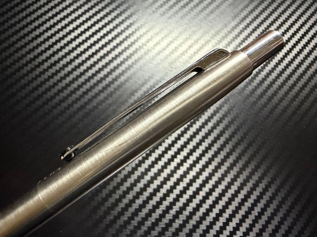 美品 モンブラン ノブレス スリムライン ボールペン ステンレススチール