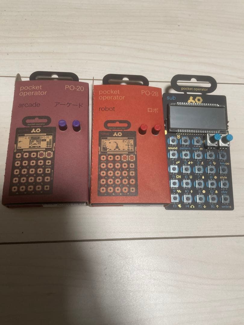 PO-28 robot PO-20 Arcade PO-14 sub3台セット