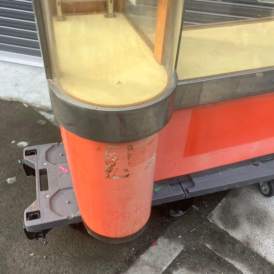 昭和レトロ 昔のたばこ屋さんのカウンターショーケース 飾り棚 アンティーク古家具