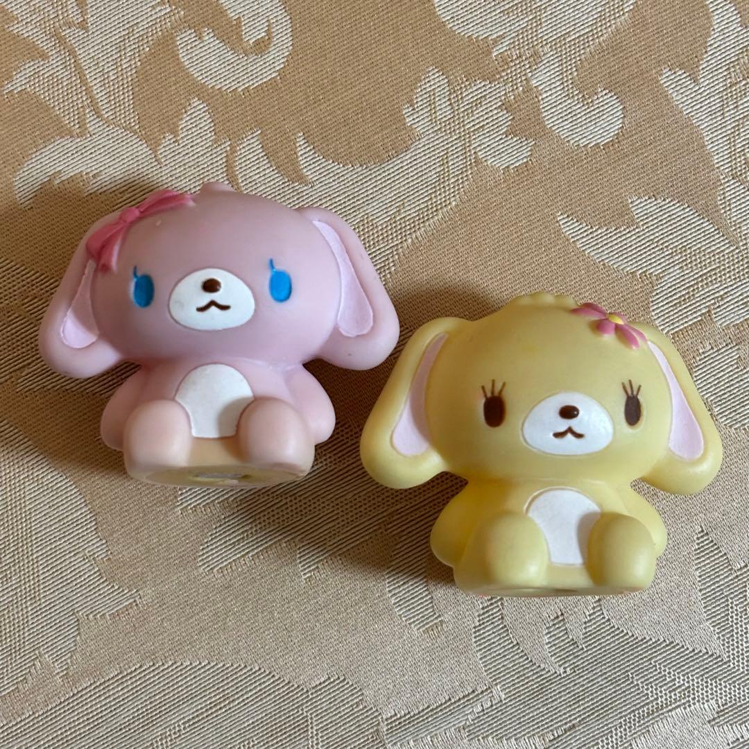 シュガーバニーズ　ももうさ　はなうさ　ソフビ