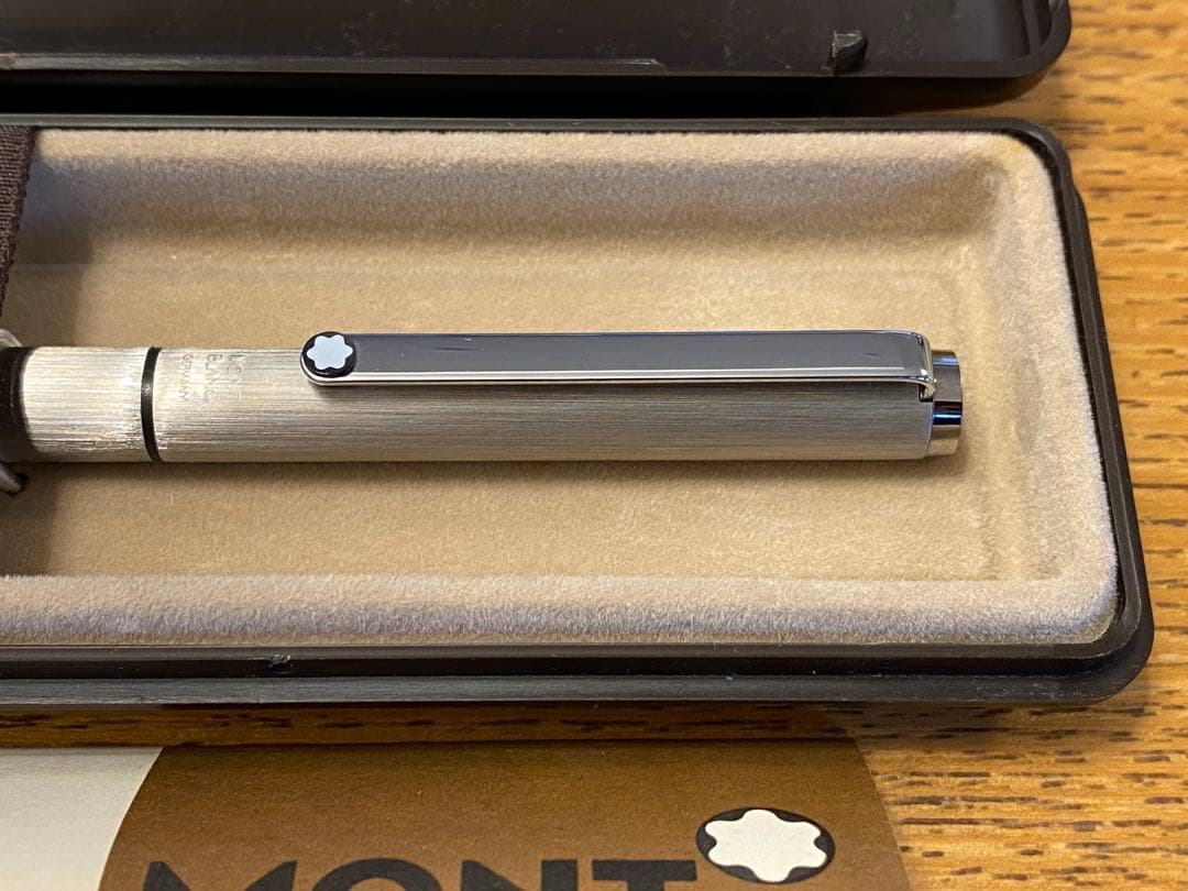 【未使用に近い・極美品】MONTBLANC モンブラン 2色ボールペン Sライン