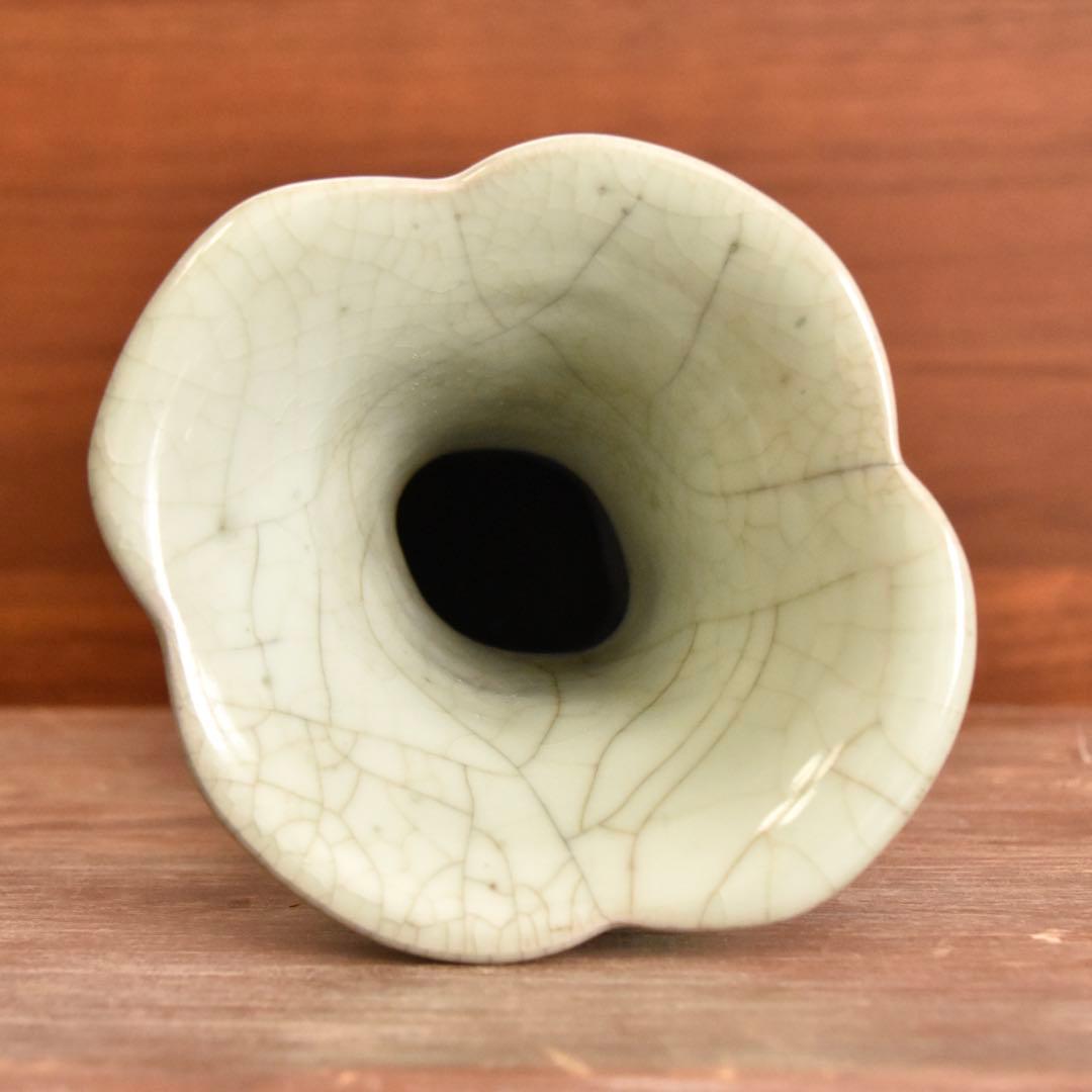 南宋　青磁　尊瓶　中国陶磁器