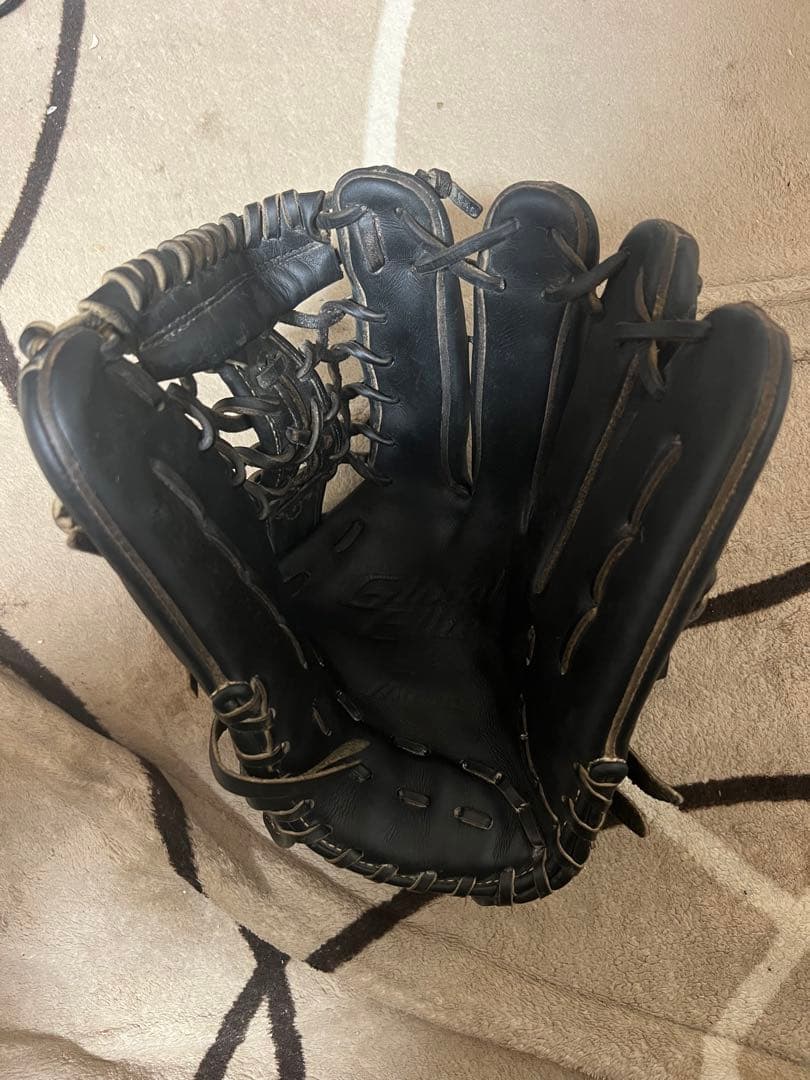 MIZNO(ミズノ) 硬式用 外野手用 グローブ 黒 GLOBAL ELITE