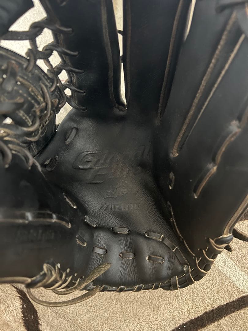 MIZNO(ミズノ) 硬式用 外野手用 グローブ 黒 GLOBAL ELITE
