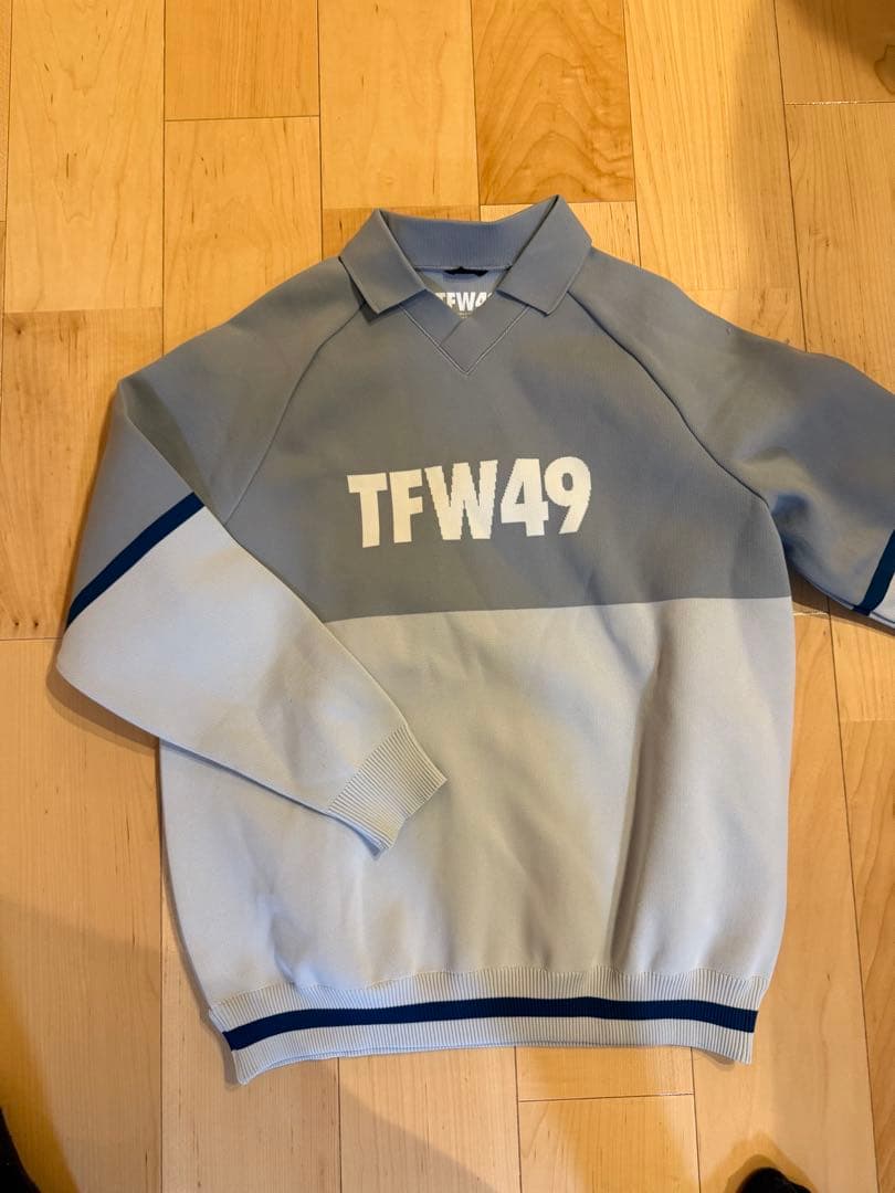 TFW49 メンズ KNIT POLO ニットポロ　XL