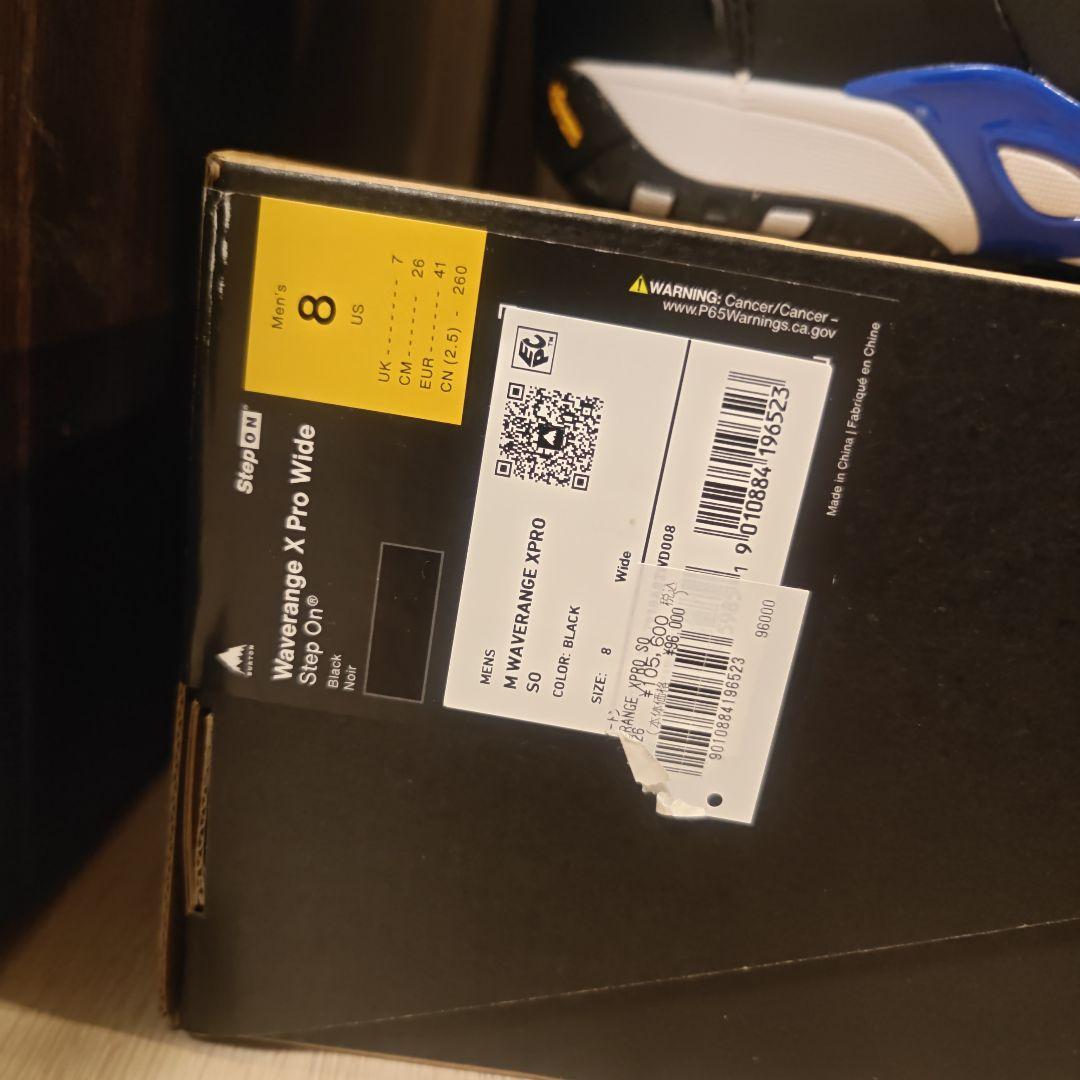 スノーボード BURTON Waverange X Pro 26cm Step on