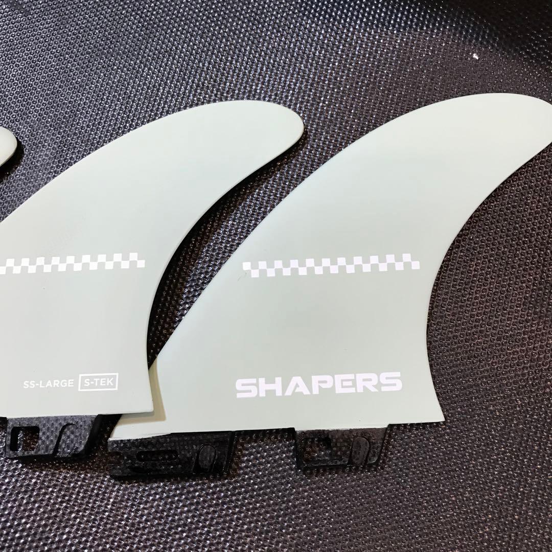 SHAPERS S-TEK サーフボードフィン 3枚セット SS-LARGE