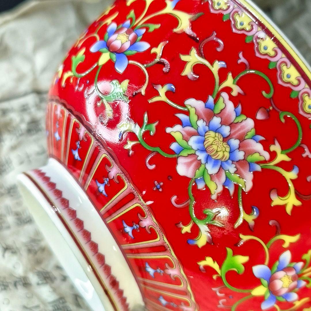 茶道具 粉彩茶碗 乾隆年製 清朝骨董 薄手 漆器箱 古美術 アンティーク 蒐集家