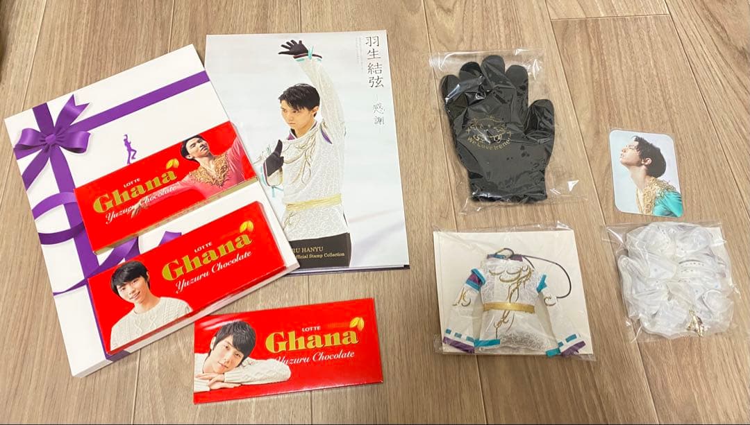 羽生結弦　グッズセット　SEIMEI チャーム　ノッテステラータ　シュシュ