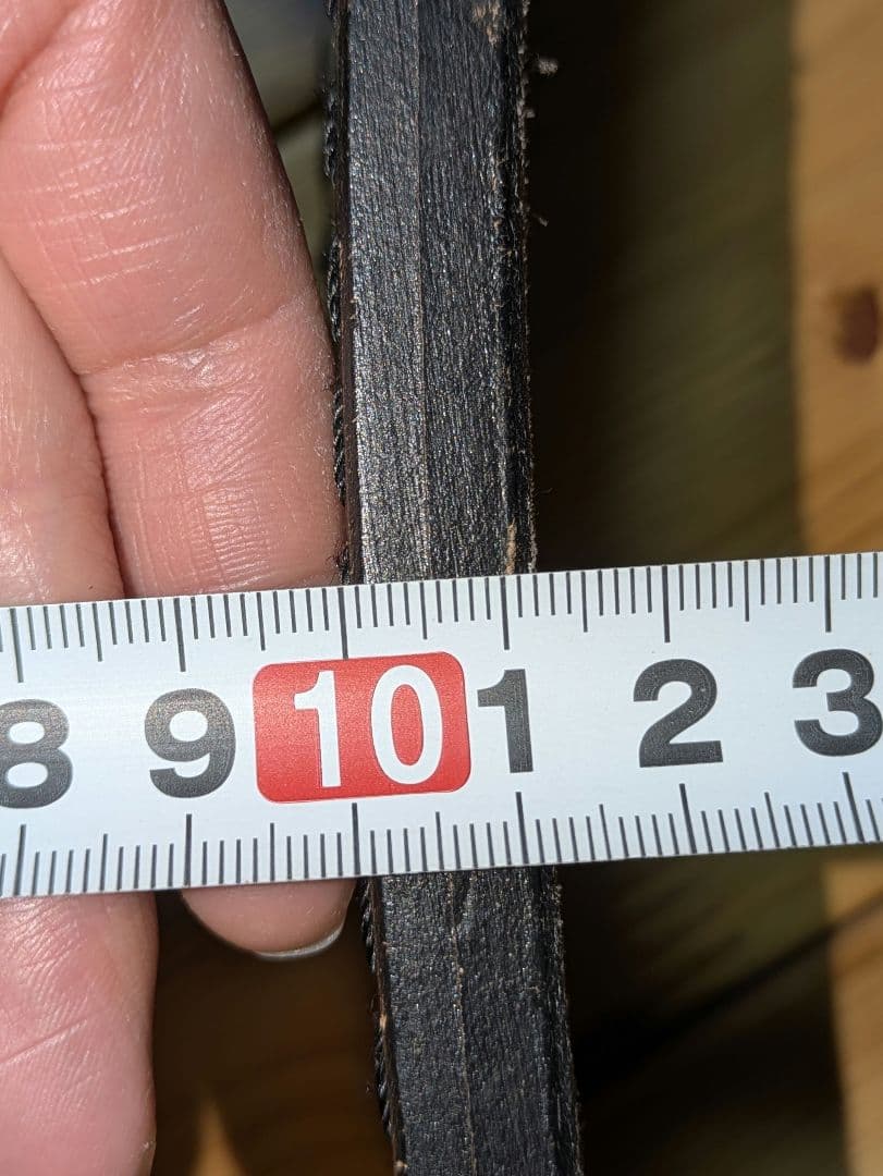 A7　パイオニアベルト　Mサイズ　黒色　絶版　革製