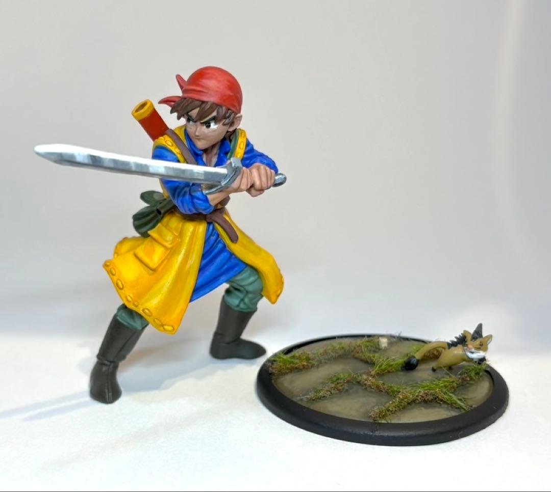 r*a様 ドラゴンクエスト勇者エイトガレージキット塗装済み　フィギュア　ドラクエ