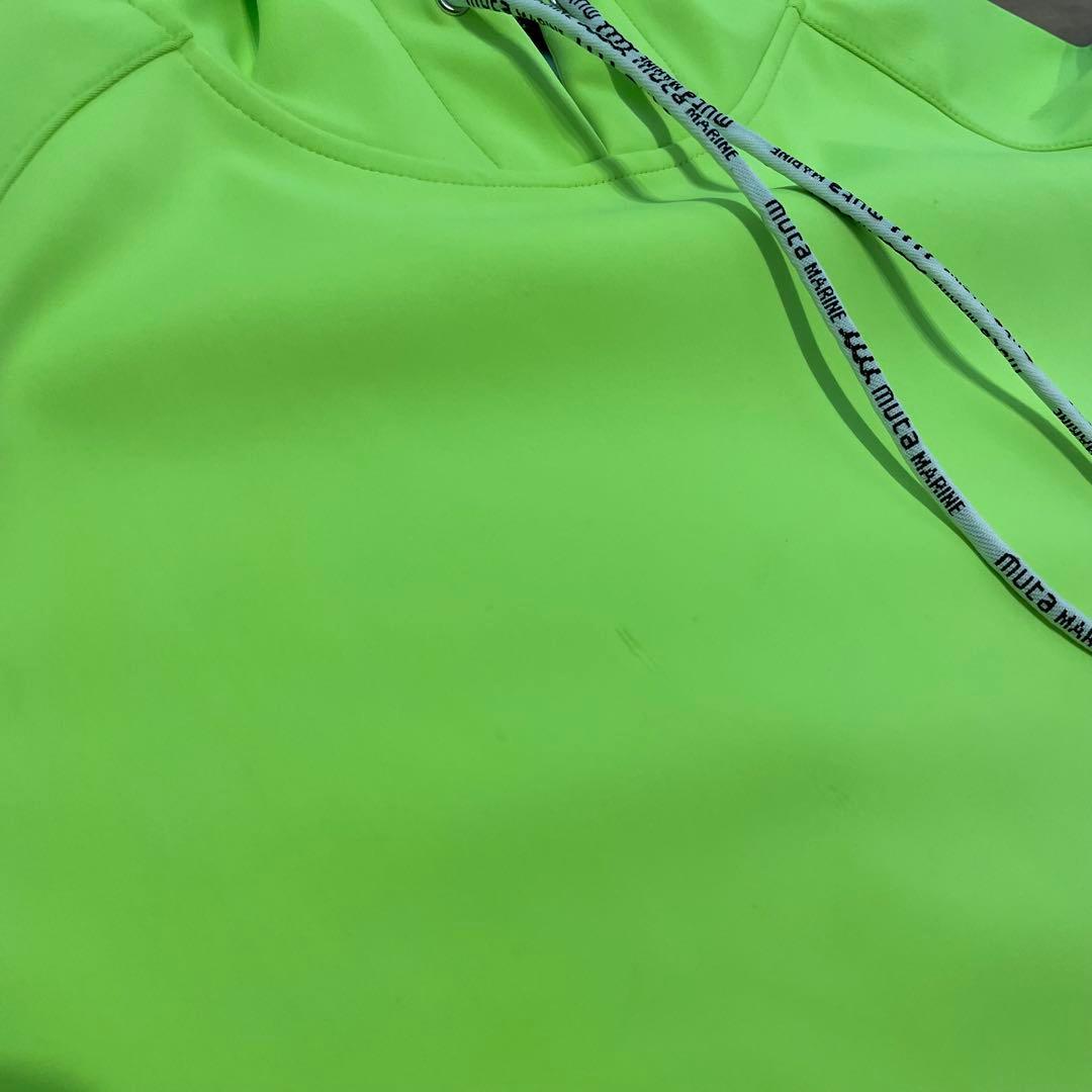 MUTA MARINE ムータマリン パーカー フーディ　蛍光イエロー サイズ5
