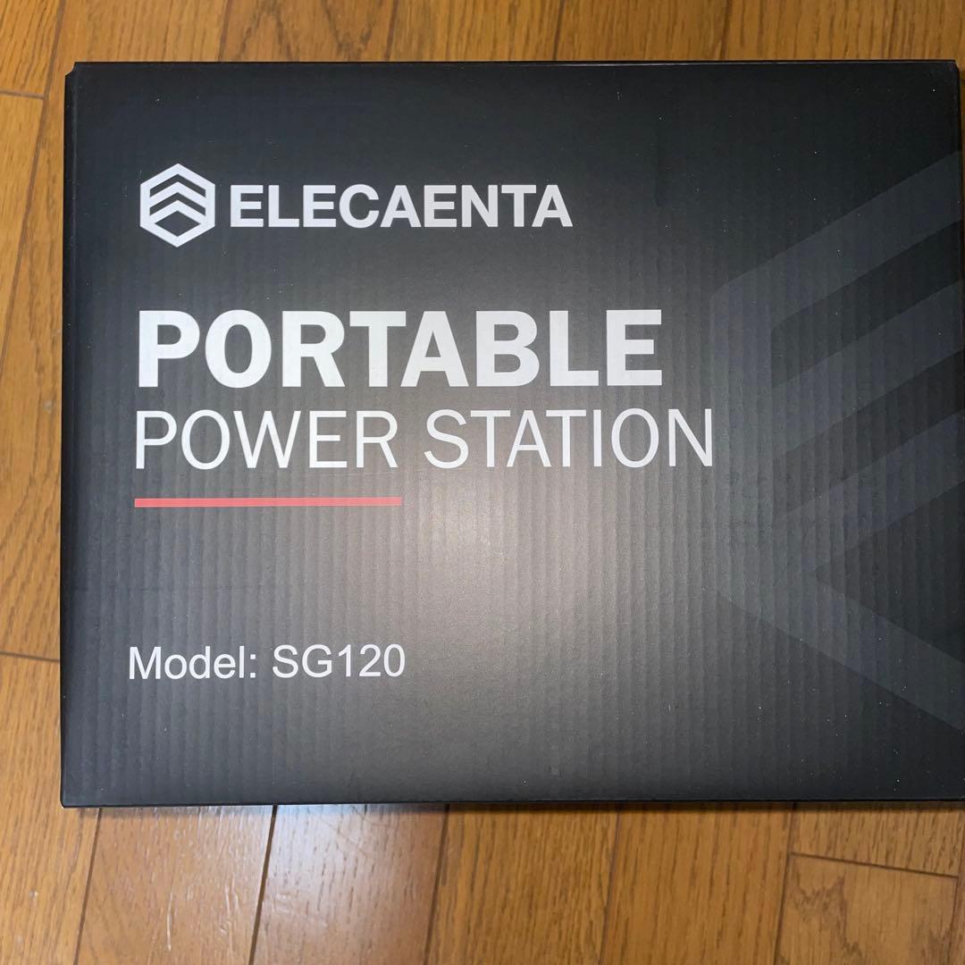 持ち運べる小型ポータブル電源♬定格120W 軽量1.5kg PD30W対応