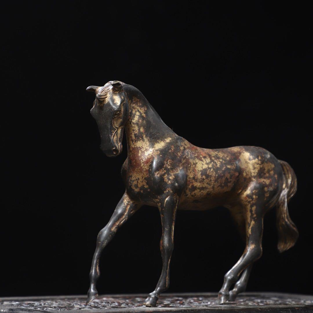 銅製 馬　置物　成功・前進・事業繁栄・出世運の象徴