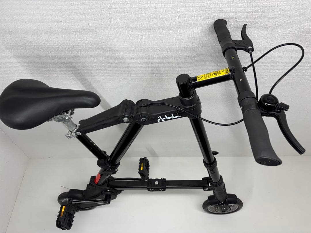 A-bike 折りたたみ自転車 A型 bike ブラック 10インチ