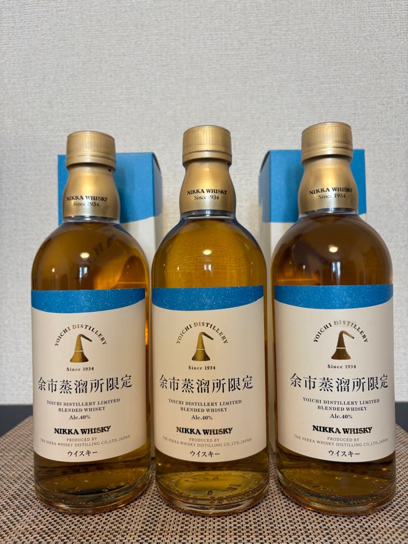 余市蒸留所限定 ブレンデッドウイスキー 3本