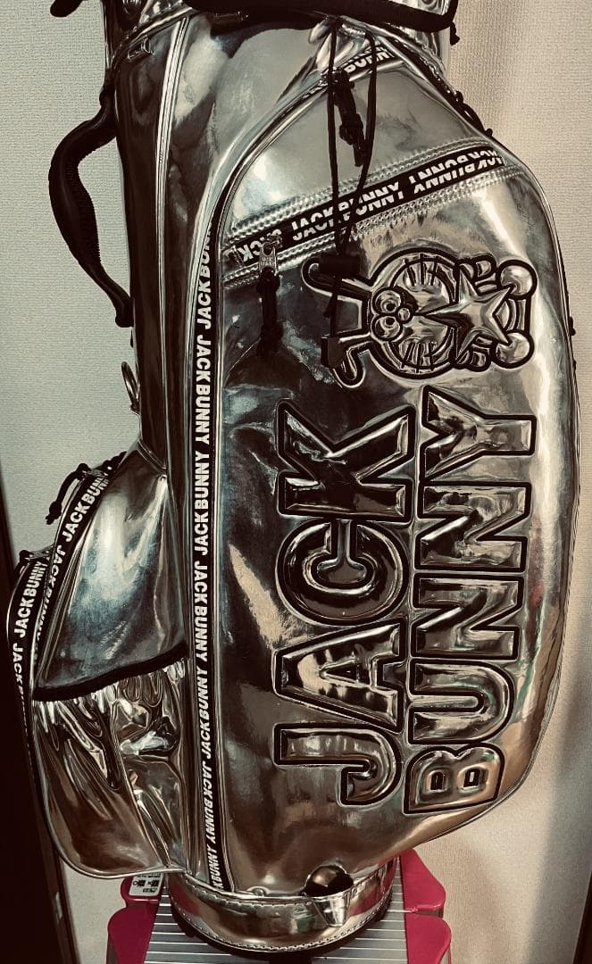 ジャックバニー　ドラえもん　キャディバッグ　エナメルシルバー