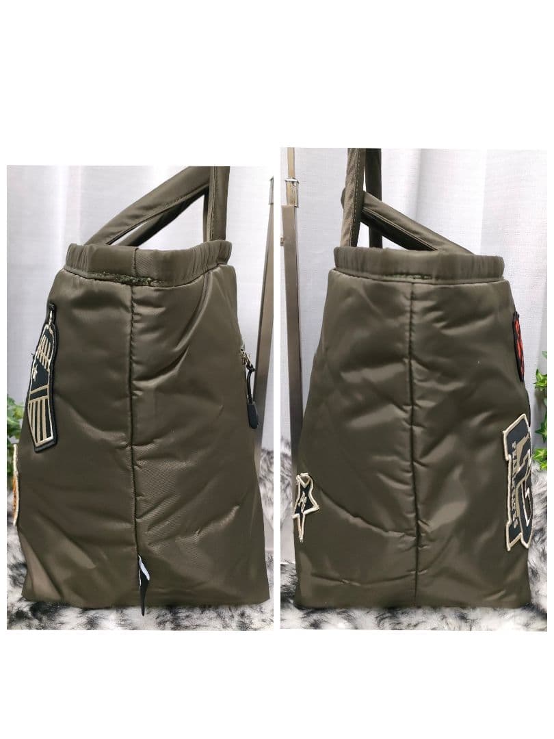 希少完売品 パーリーゲイツ ゴルフロッカーバッグ 総柄 ワッペン カーキ