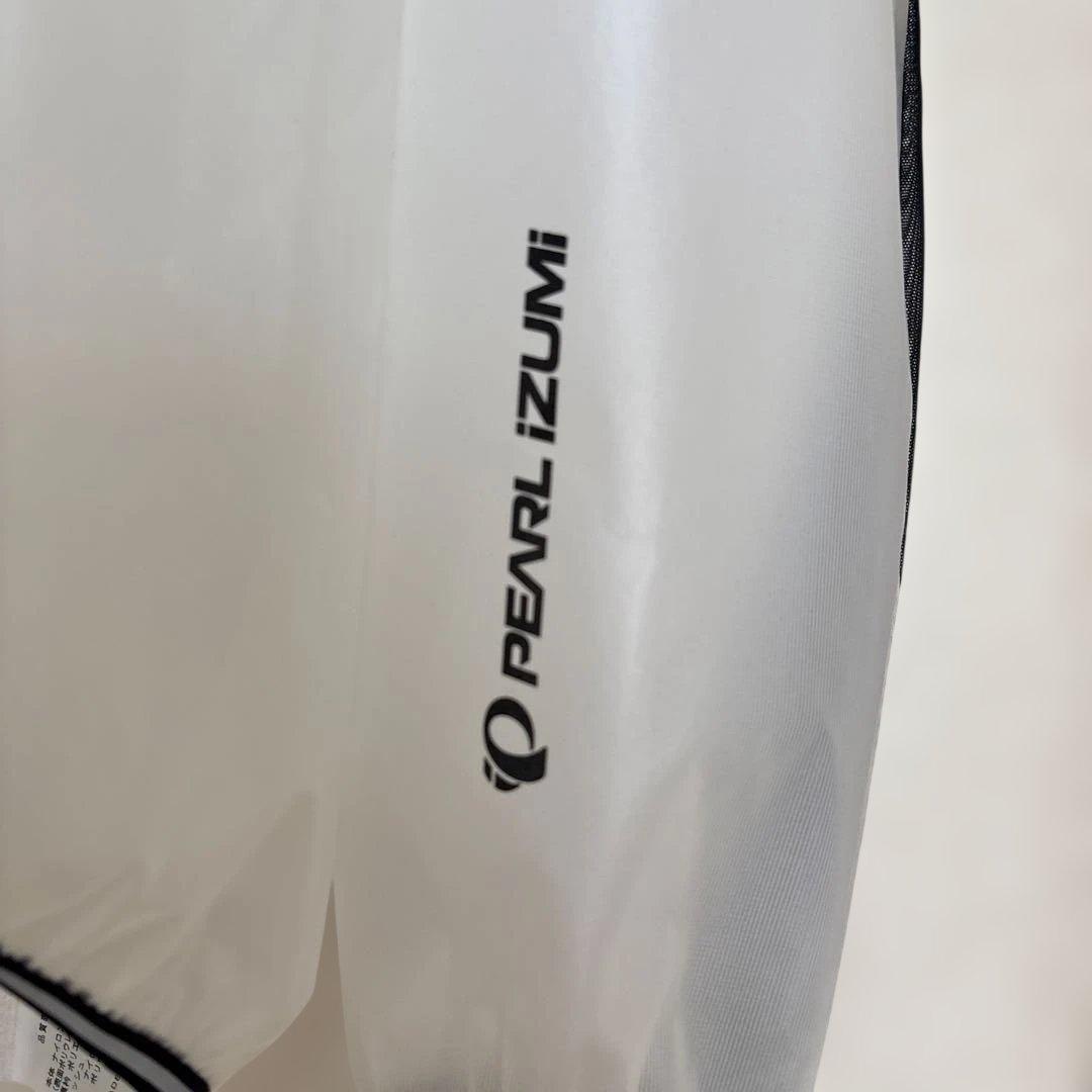 Pearl Izumi スケルトンレインジャケット 白/黒