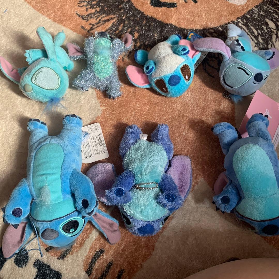 ディズニー　スティッチ　ぬいぐるみ　マスコット　セット