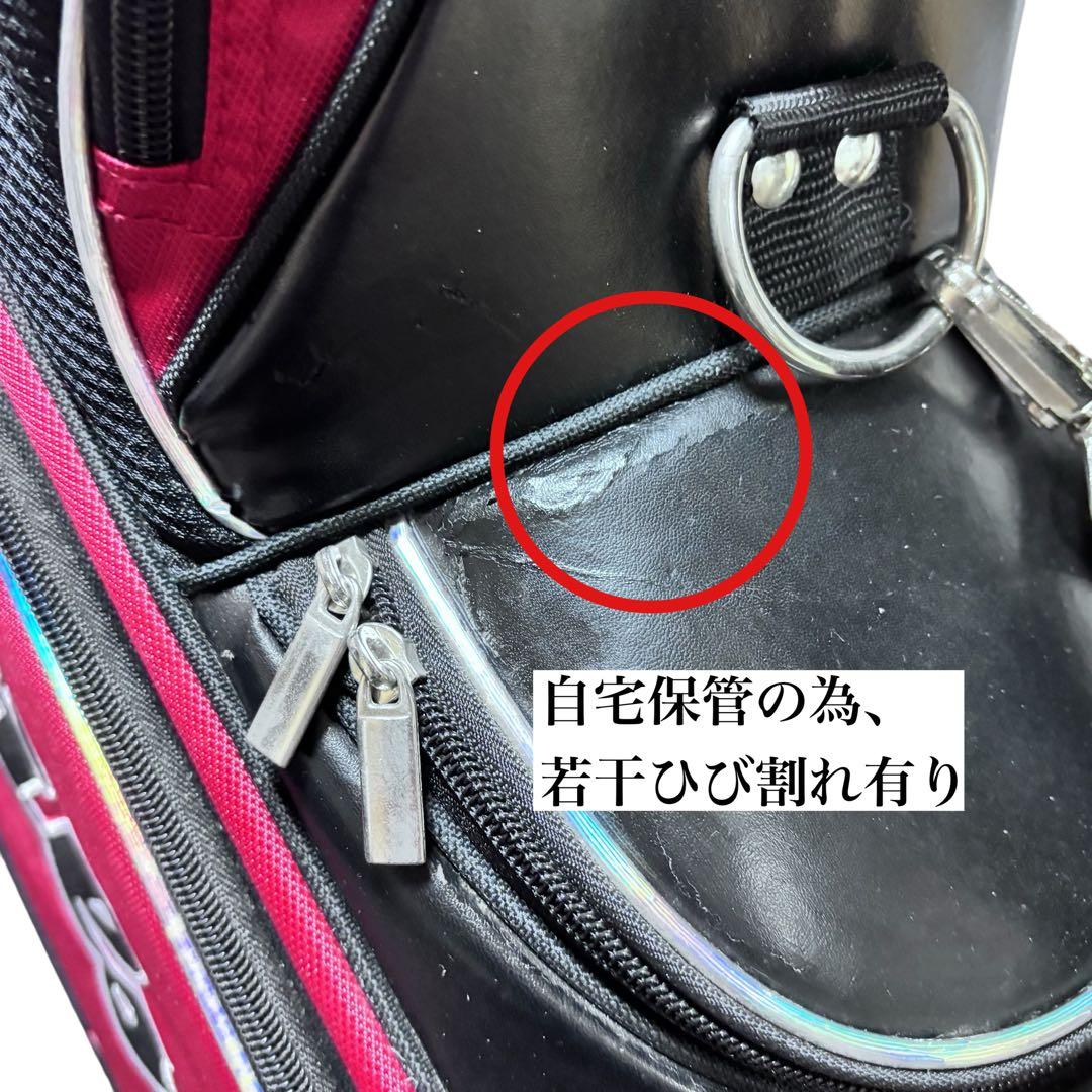 Wilson ウィルソン 9型 キャディバッグ タグ付き未使用 赤黒