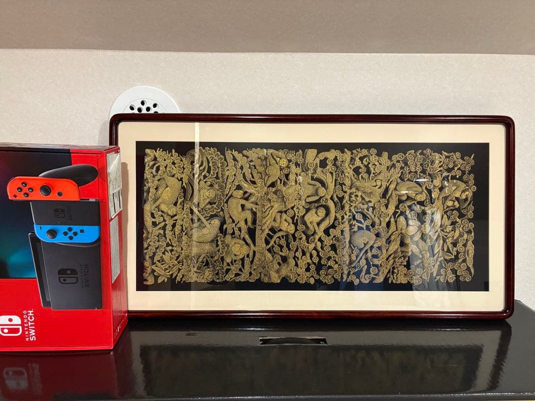 三猿モチーフの額