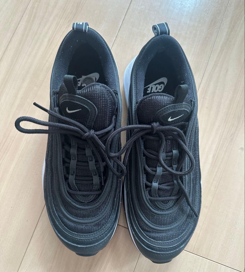 ナイキNIKEエアマックス97Golf/25.5cm/ブラック