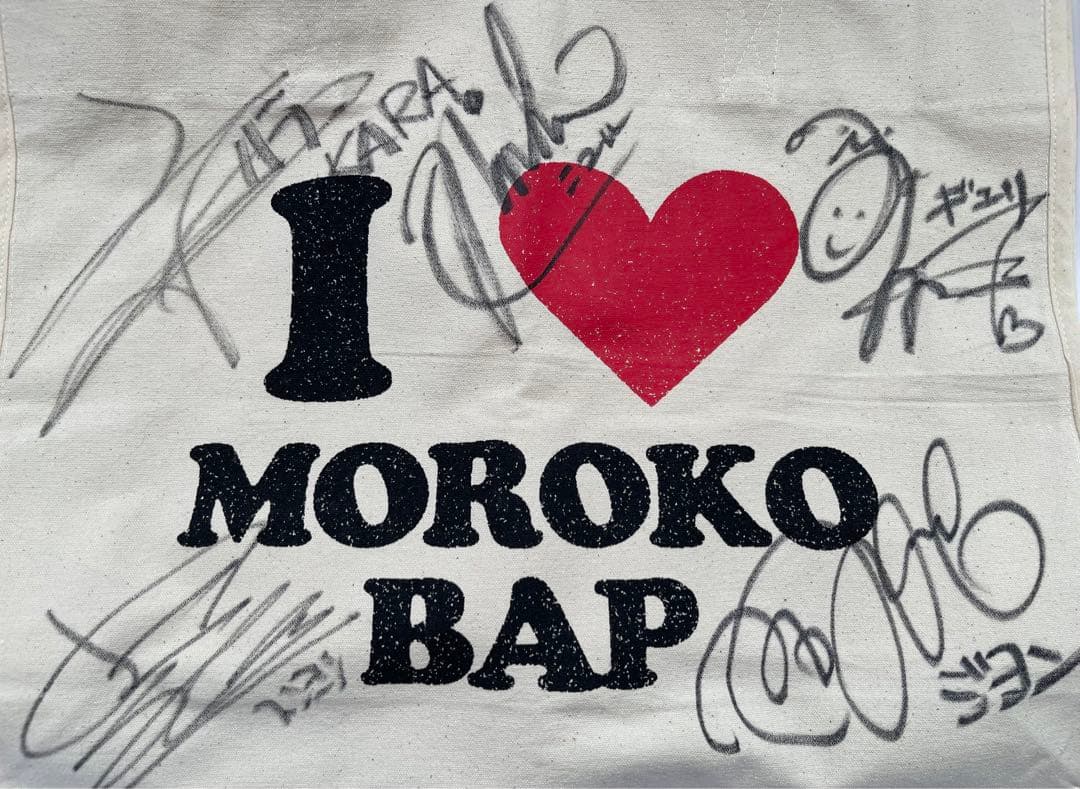 【直筆サイン/美品】KARA 旧メンバー サイン入 エコバッグ　ファンの方必見❗️