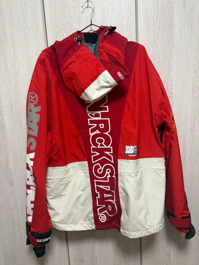 ROCKSTAR スノーボードウェア 赤上着+下着