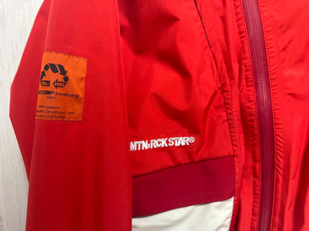 ROCKSTAR スノーボードウェア 赤上着+下着