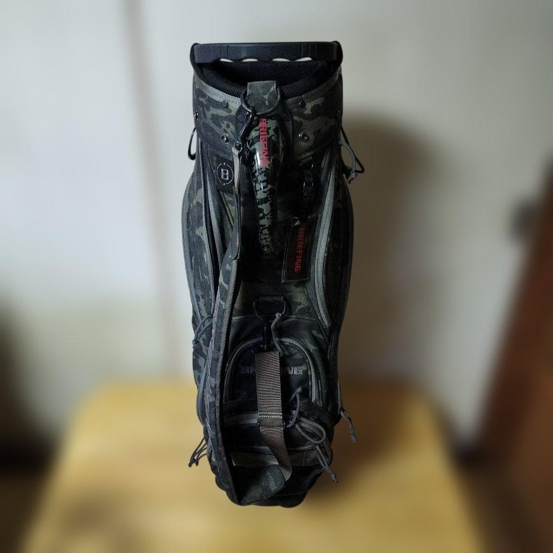 BRIEFING 迷彩柄 キャディバッグ
