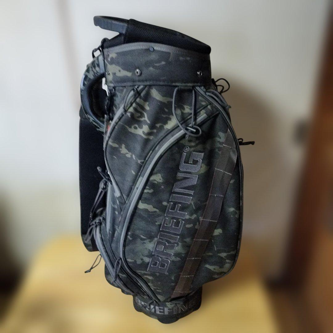BRIEFING 迷彩柄 キャディバッグ