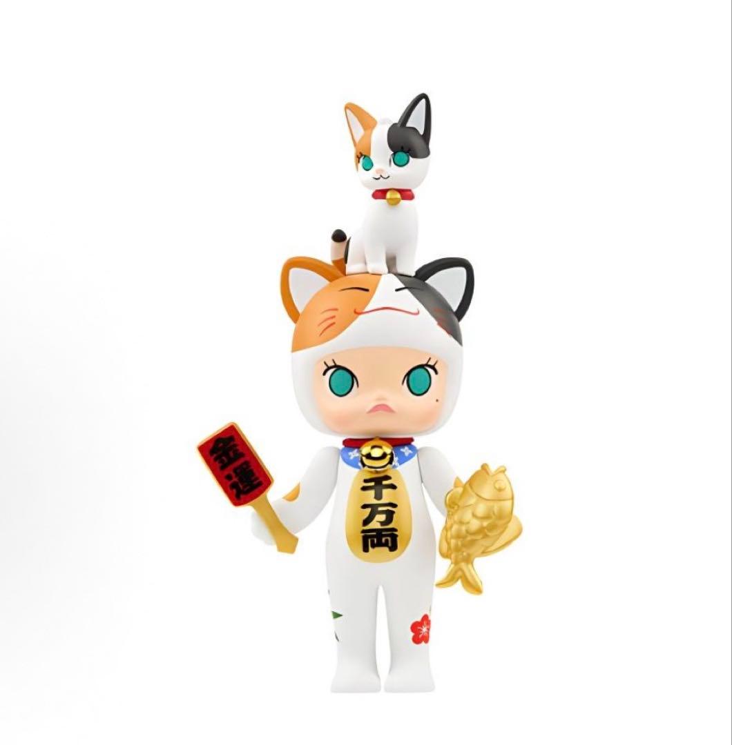 上海限定 POP MART MOLLY 招き猫 フィギュア