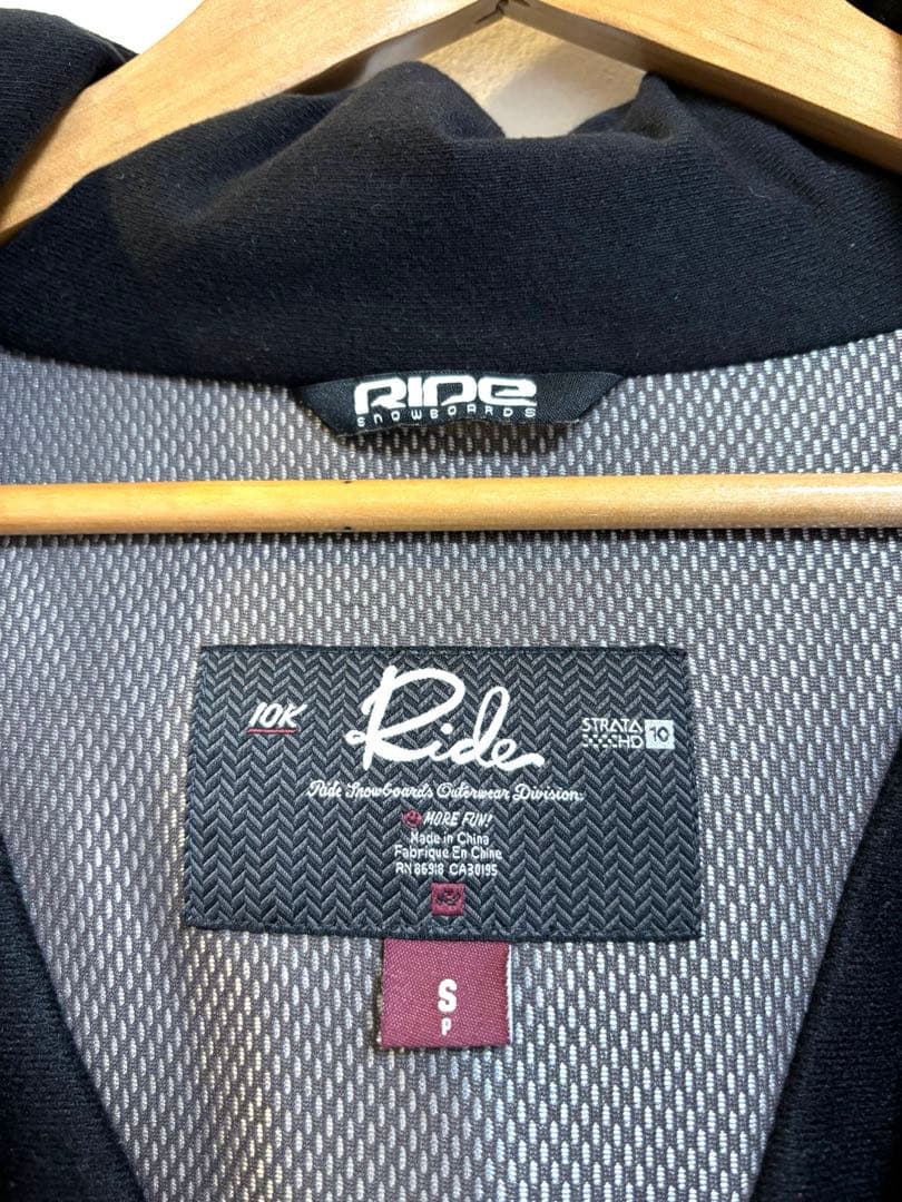 RIDE（ライド）スノーボードウェア ジャケット Sサイズ ブルー×ブラック