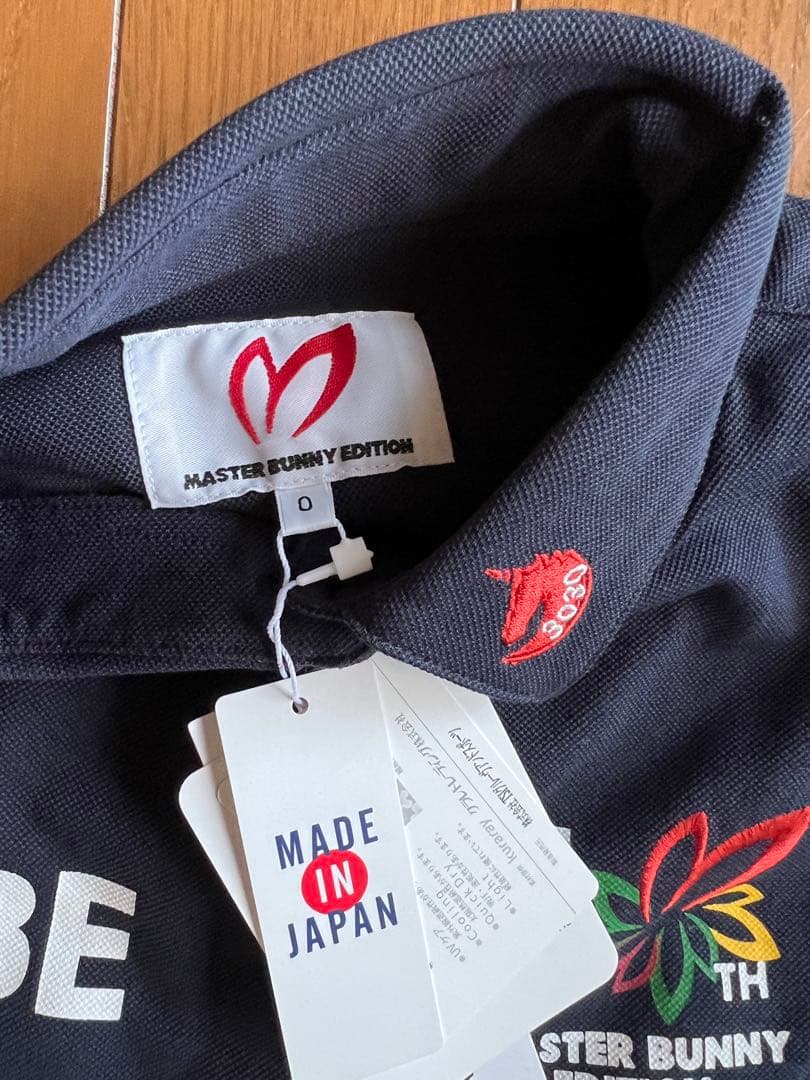 【値下げ】マスター バニー エディション 10周年 ポロシャツ ネイビー