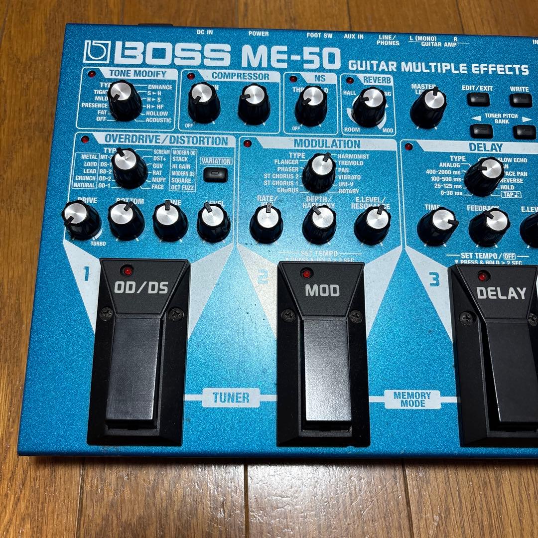BOSS ME-50 ギター用マルチエフェクター 完動品 純正アダプター付属