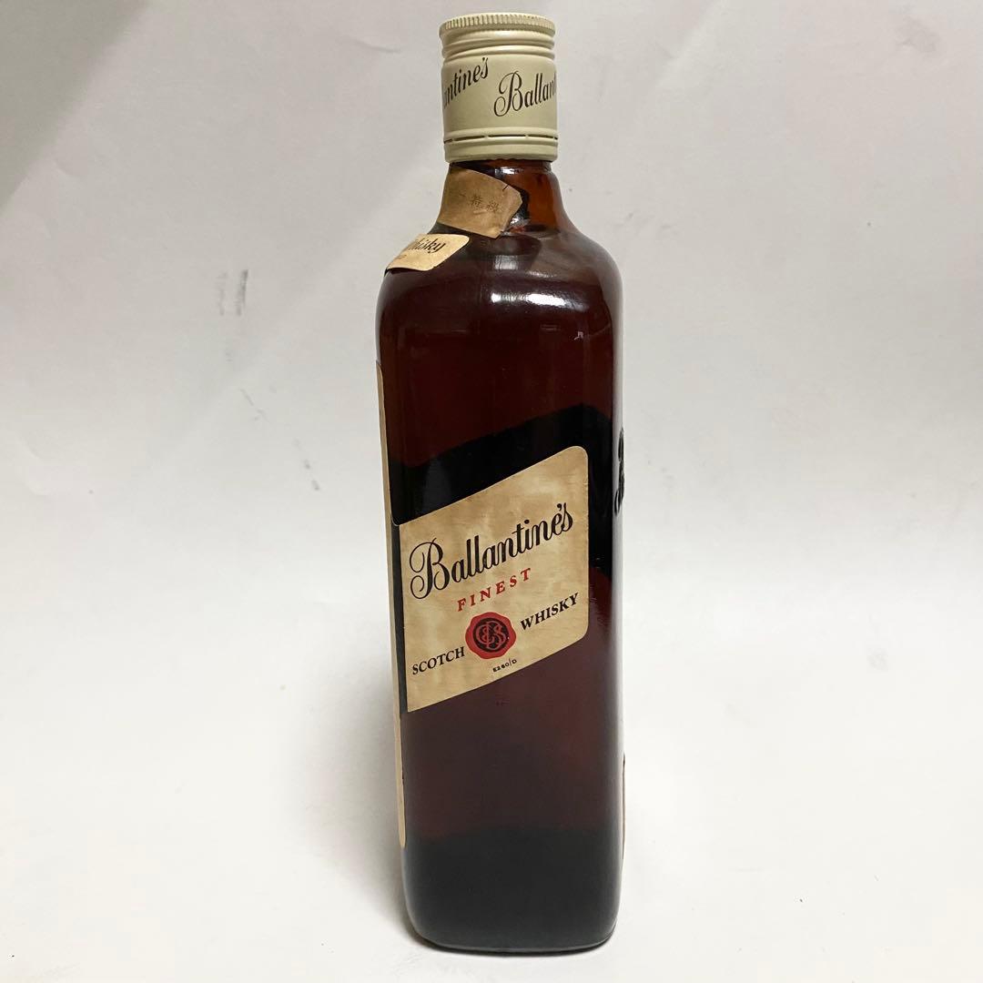 70年代 赤青紋章 バランタイン ファイネスト ウイスキー オールドボトル 特級
