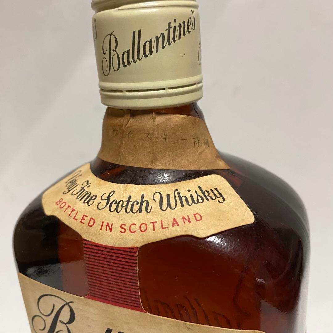 70年代 赤青紋章 バランタイン ファイネスト ウイスキー オールドボトル 特級