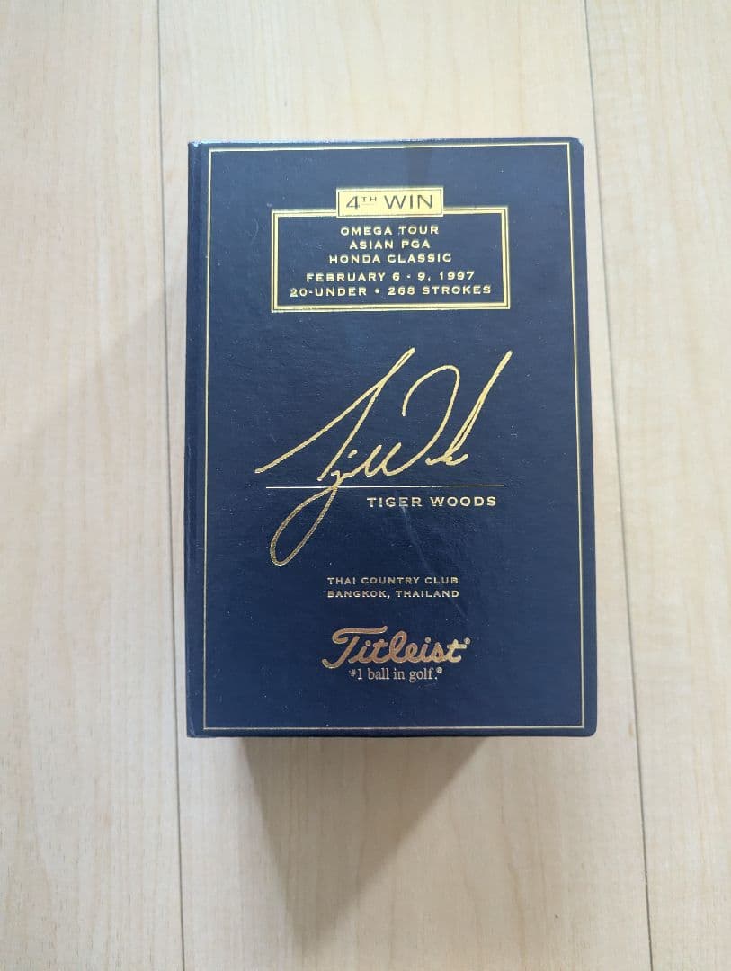 【未使用】タイガー・ウッズ 1997年 アジア・ホンダ 記念ボール