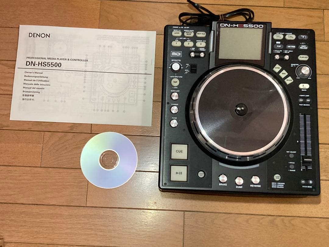 レア DENON ターンテーブルメディアプレーヤー DN-HS5500 DJ機材