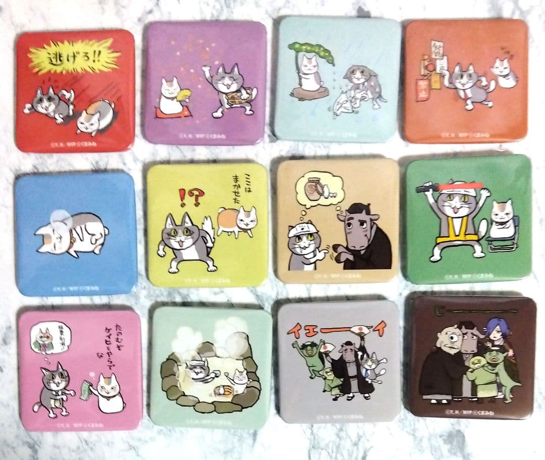 夏目友人帳　ニャンコ先生と仕事猫 缶バッジコレクション2 全12種
