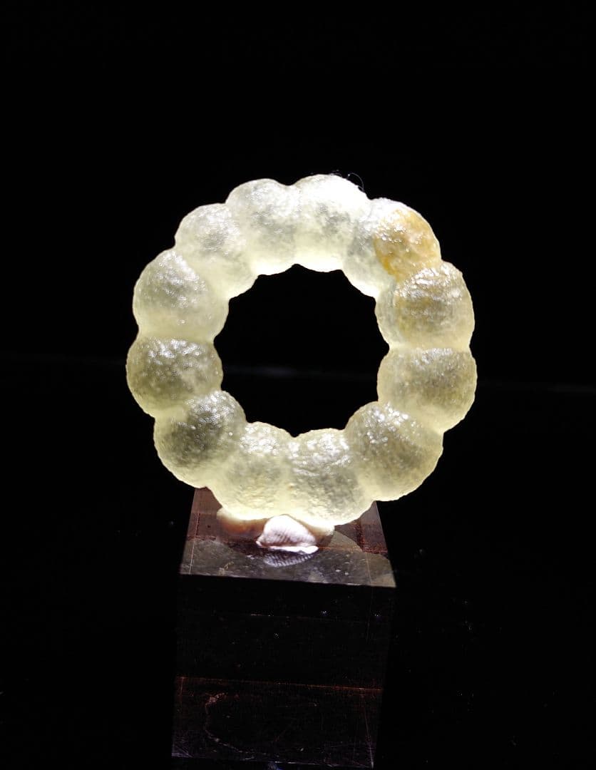 【美形】 フローライト リング ポンデリング インド産 原石 鉱石 標本 ⑥