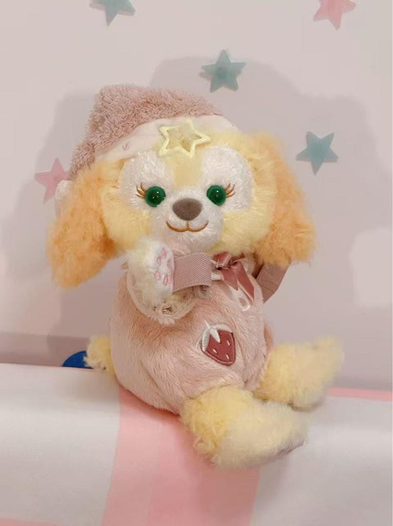 【お顔厳選】上海ディズニー　青花シリーズリーナベルぬいぐるみ SSサイズ